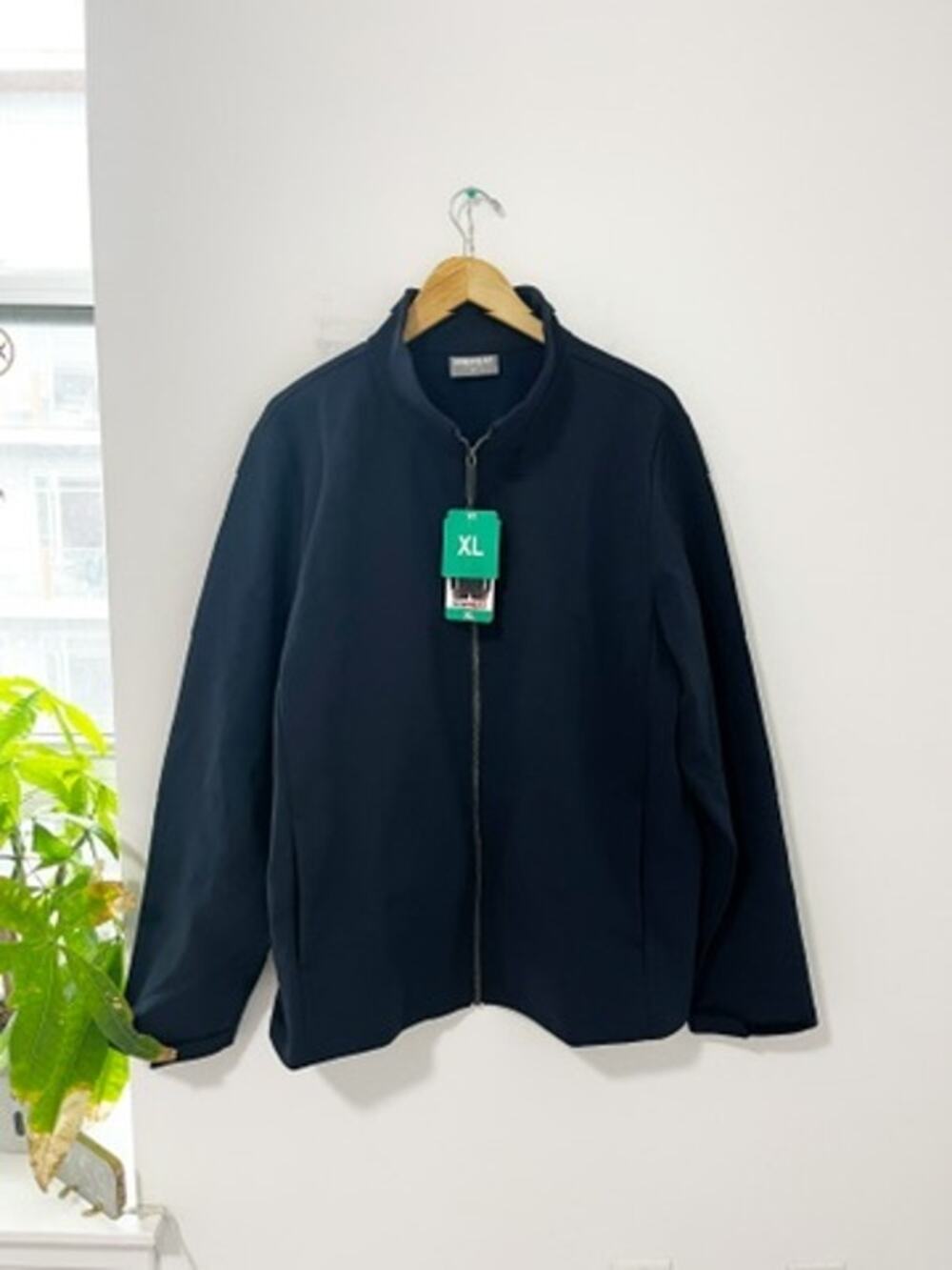 NEW 32 Degrees Men's Dark Blue Windbreaker Jacket Size XL